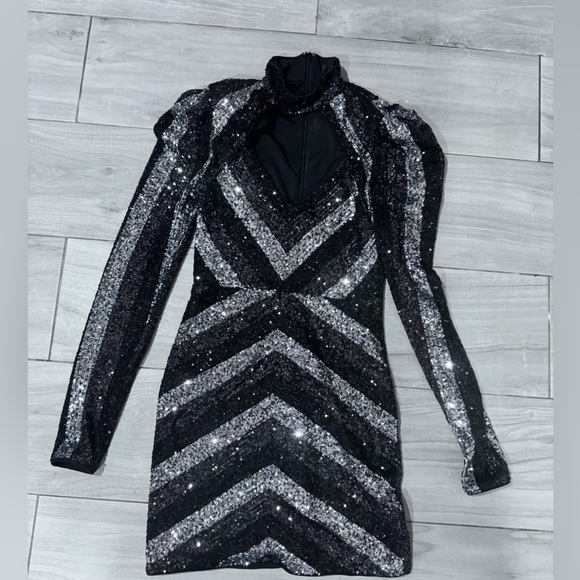 NWOT Michael Costello 
x REVOLVE Tori Mini Dress in Stripe - Picture 2 of 4